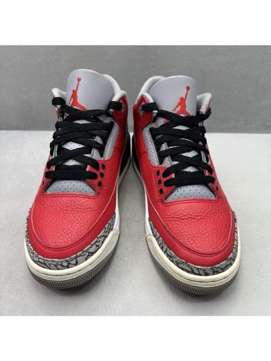 Mens 7 / Womens 8.5 Jordan 3 Retro SE Mid Unite Shoes Fire Red Elephant Sneakers main image 4